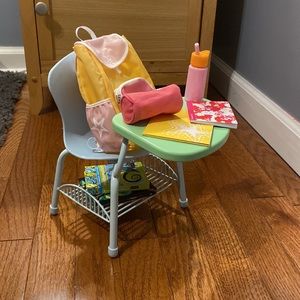 American Girl School Desk Set